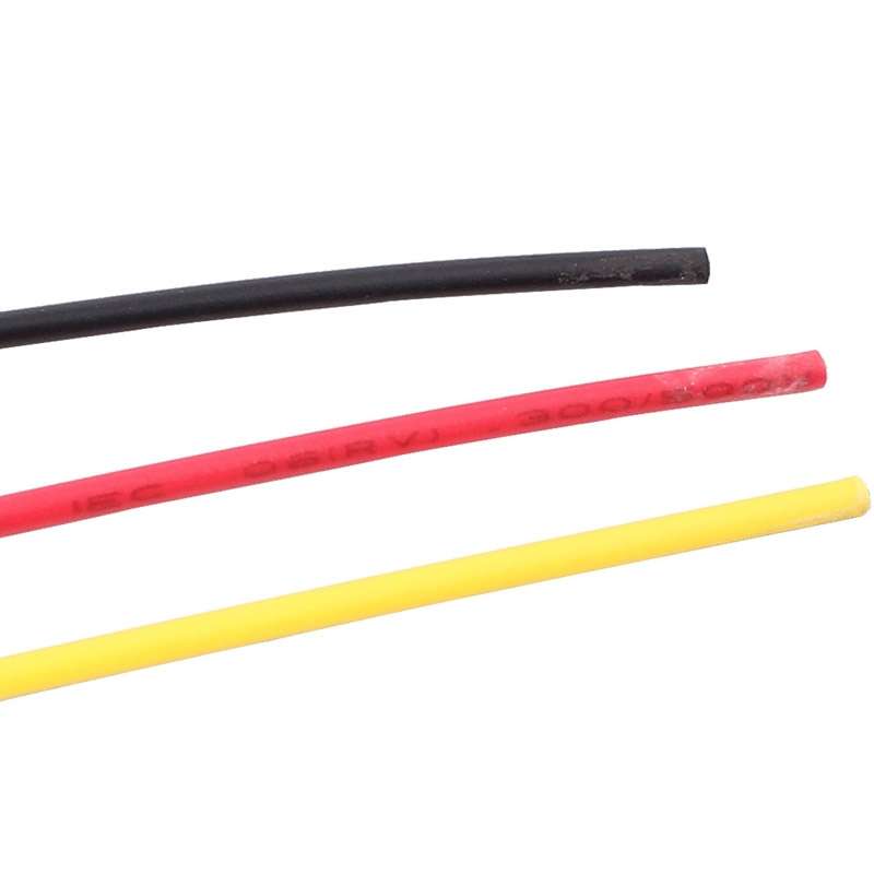 2 PCS 6W 360LM 6500K 597-577nm White + Yellow Wired LED Tube Daytime Running Light DRL Steering Lam
