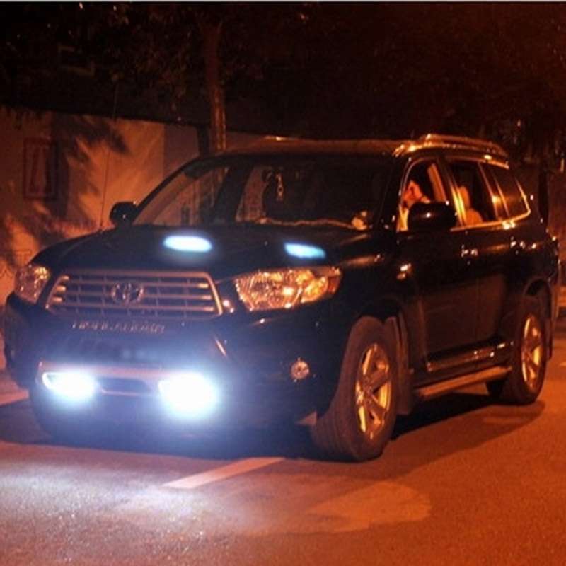 2 PCS MZ 9W 540LM 6500K 3-LED White Light Wired Car Daytime Running Light Fog Lamp, DC12-24V,Light W