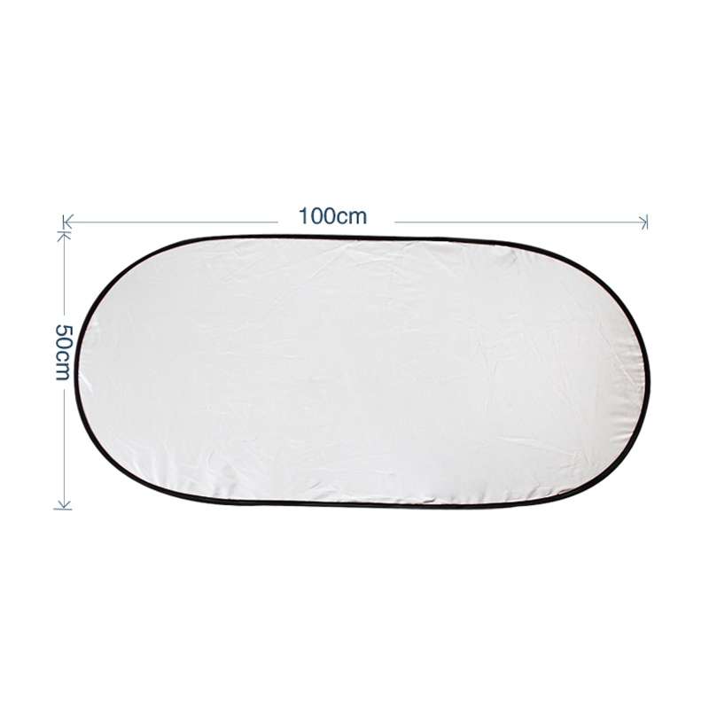 6 in 1 Summer Accessories Coated Silver Car Sun Shade Cloth Set, Random Color Delivery