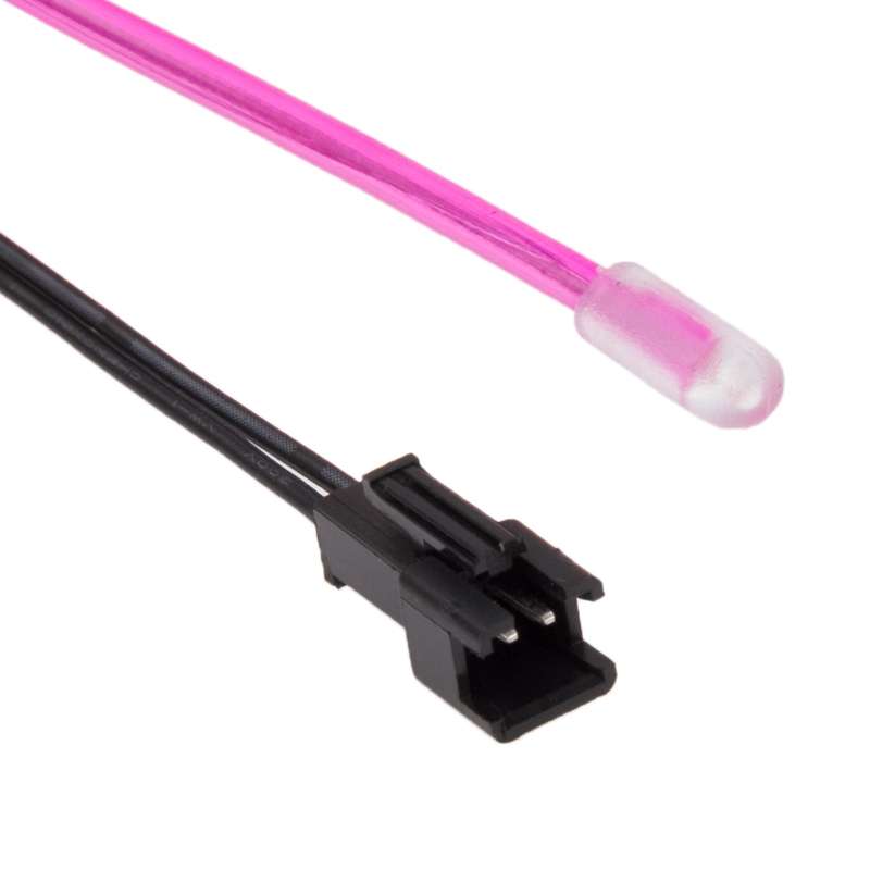 Waterproof Round Flexible Car Strip Light with Driver for Car Decoration, Length: 5m(Pink)