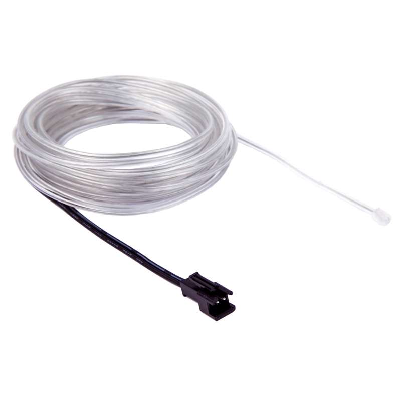 Waterproof Round Flexible Car Strip Light with Driver for Car Decoration, Length: 5m(Pink)