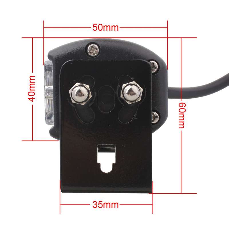 2 PCS 6 inch 6 LED 2 x 18W Car Flash Warning Light Red + Blue Change White Waterproof Emergency Lig