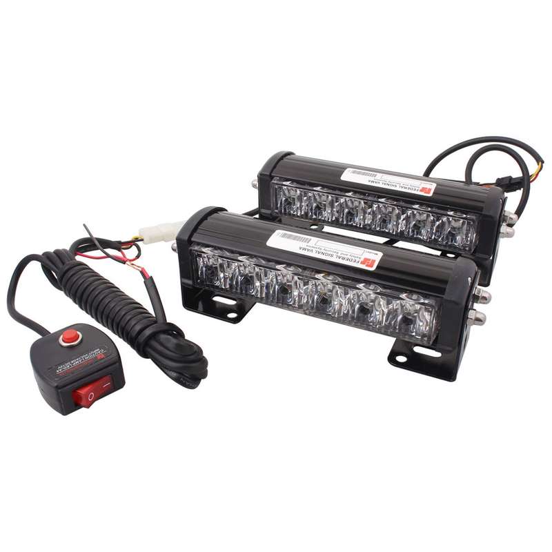 2 PCS 6 inch 6 LED 2 x 18W Car Flash Warning Light Yellow Change White Waterproof Emergency Light,