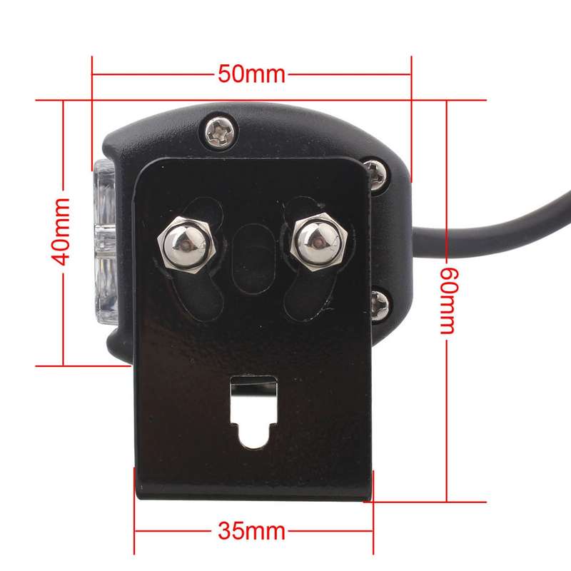 2 PCS 6 inch 6 LED 2 x 18W Car Flash Warning Light Yellow Change White Waterproof Emergency Light,