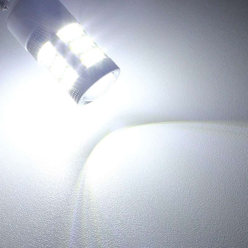 2PCS 1156 10W 540LM White Light 54 LED 4014 SMD Car Brake Light Steering Light Bulb, DC 12V