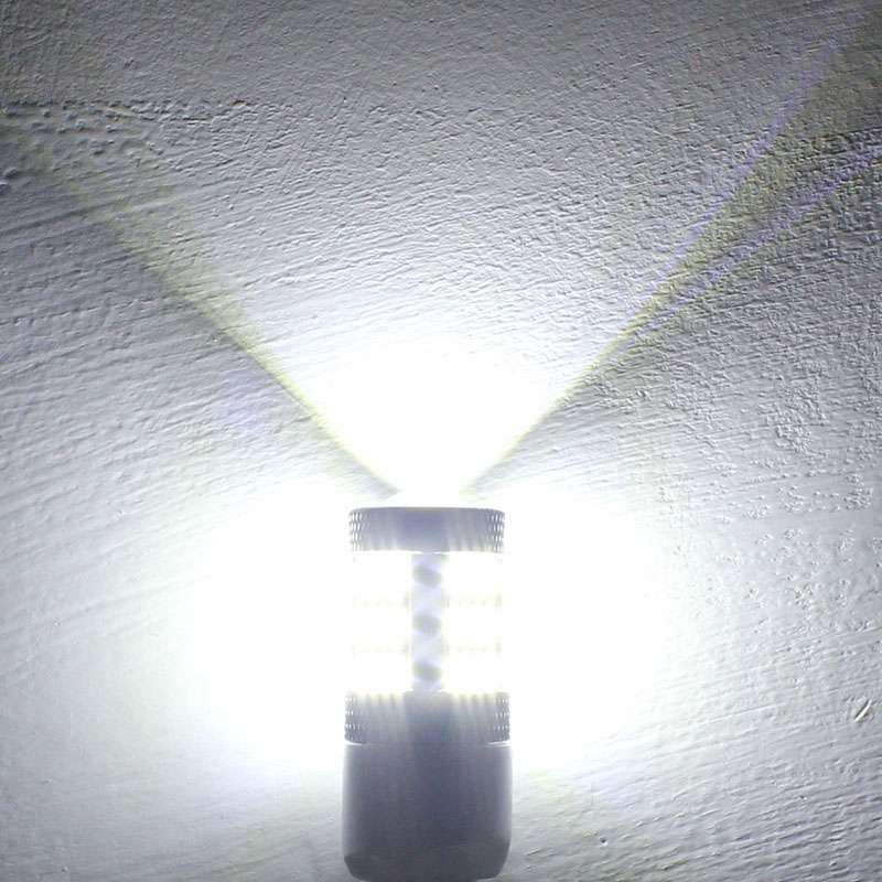 2PCS 1156 10W 540LM White Light 54 LED 4014 SMD Car Brake Light Steering Light Bulb, DC 12V