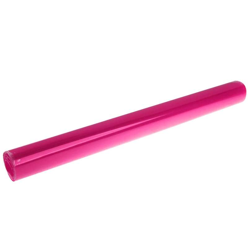 Protective Decoration Flash Point Car Light Membrane /Lamp Sticker, Size: 195cm x 30cm(Pink)