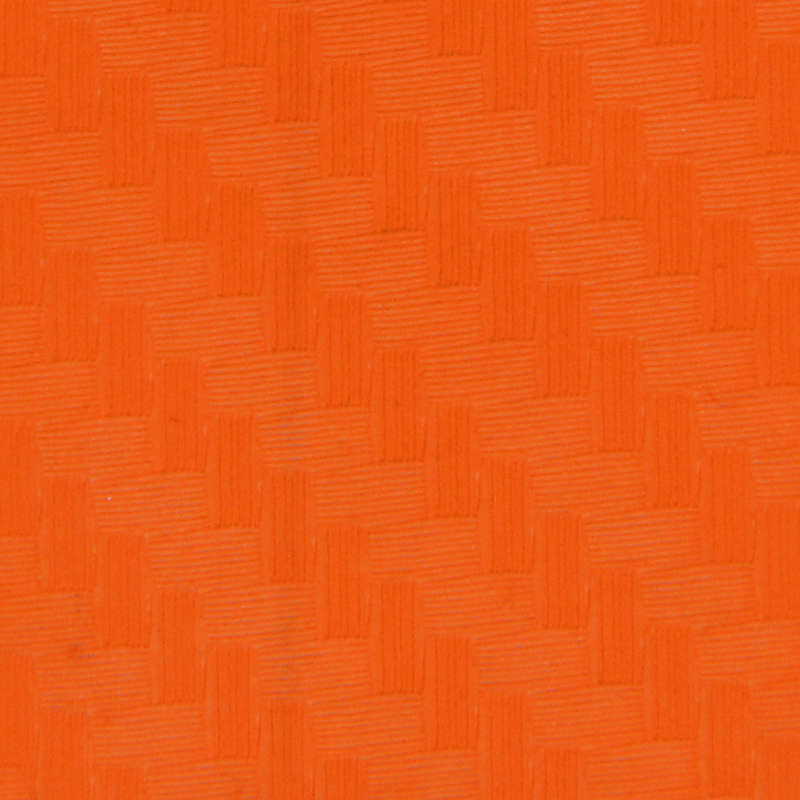 Car Decorative 3D Carbon Fiber PVC Sticker, Size: 127cm x 50cm(Orange)