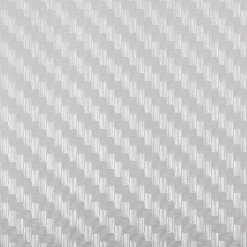 Car Decorative 3D Carbon Fiber PVC Sticker, Size: 127cm x 50cm(Silver)