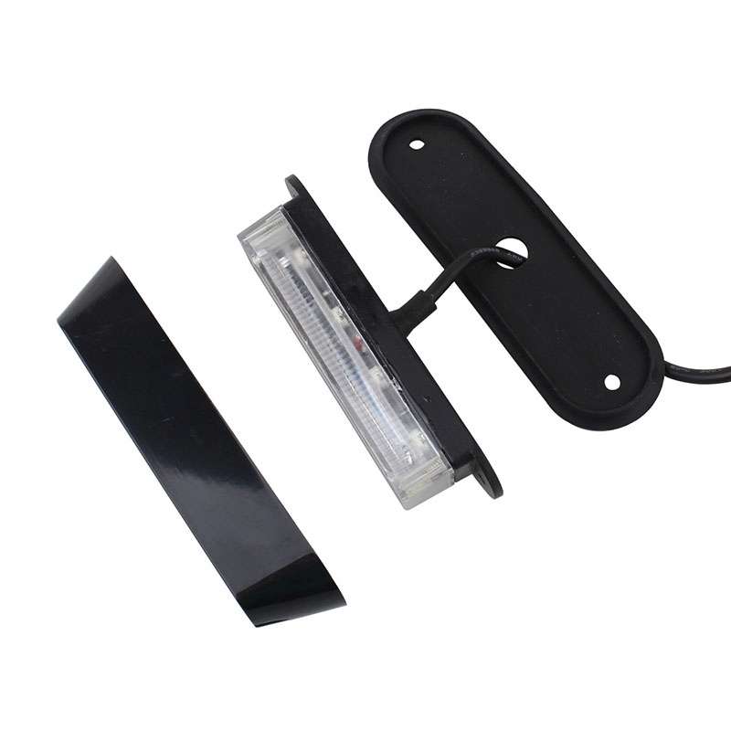 12W 720LM 4-LED Yellow Light 18 Flash Patterns Car Strobe Emergency Warning Light Lamp, DC 12V