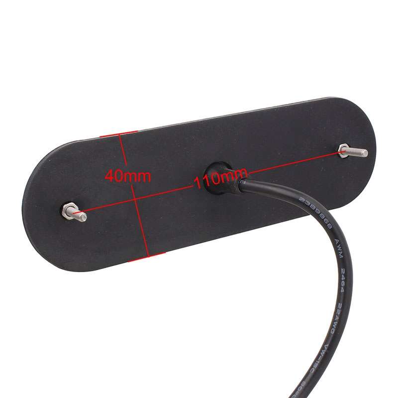 12W 720LM 4-LED Yellow Light 18 Flash Patterns Car Strobe Emergency Warning Light Lamp, DC 12V