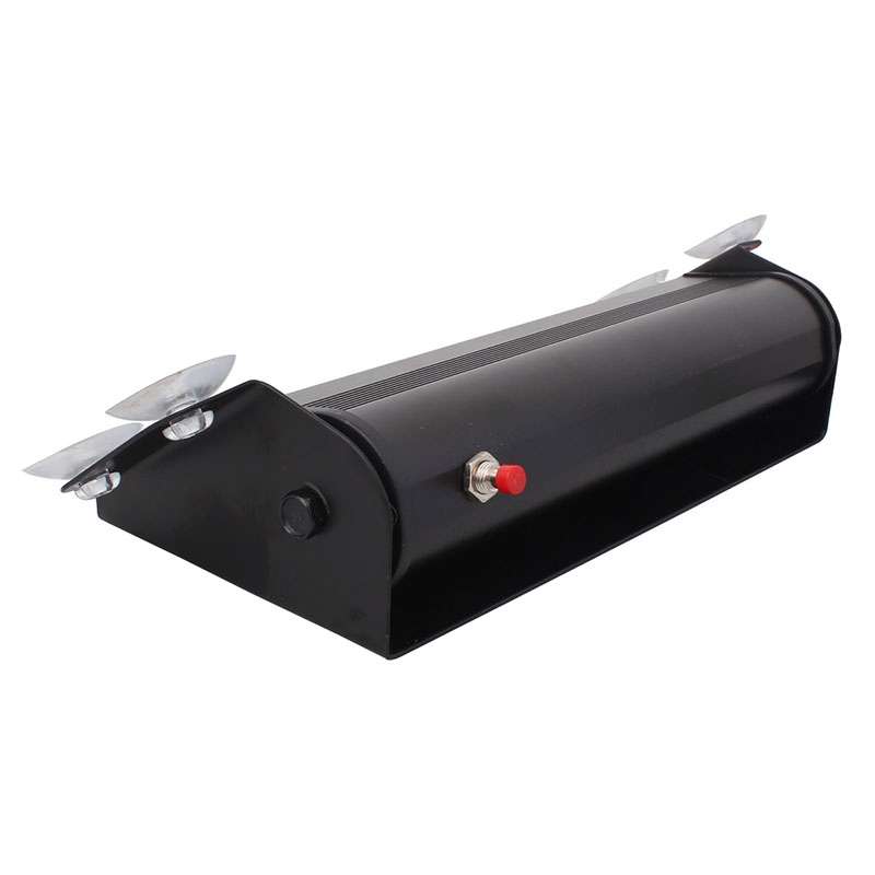 8W 800LM 8-LED White + Red Light 3-Modes Adjustable Angle Car Strobe Flash Dash Emergency Light Warn