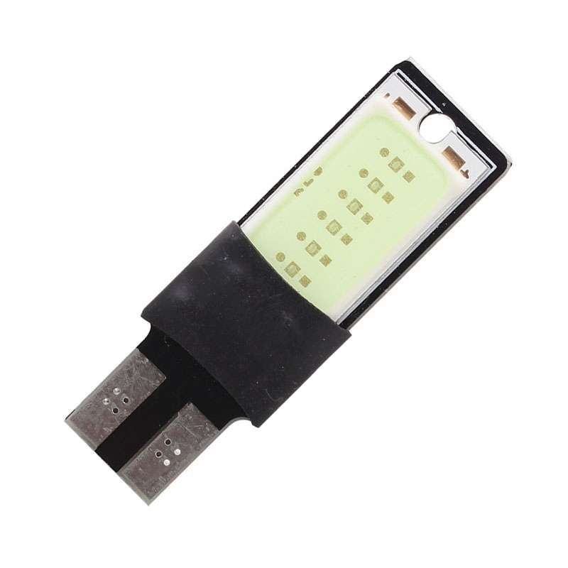 2 PCS T10 6W 180LM Ice Blue Light Double-Faced 2 COB LED Decode Canbus Error-Free Car Clearnce Readi