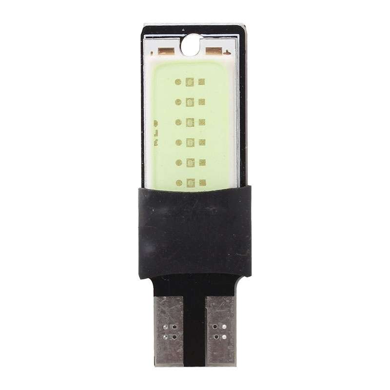 2 PCS T10 6W 180LM Ice Blue Light Double-Faced 2 COB LED Decode Canbus Error-Free Car Clearnce Readi