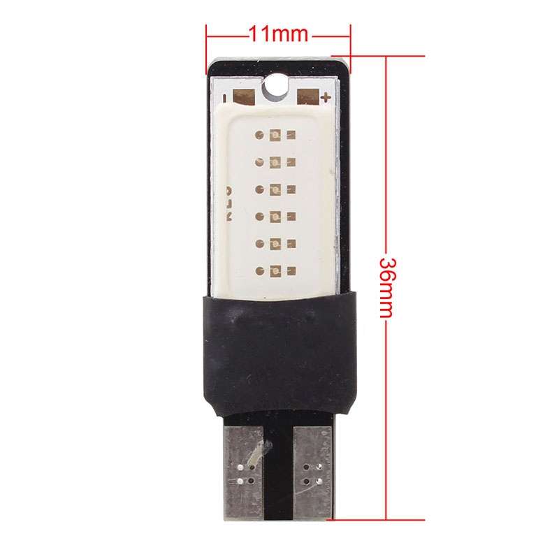 2 PCS T10 6W 180LM Ice Blue Light Double-Faced 2 COB LED Decode Canbus Error-Free Car Clearnce Readi