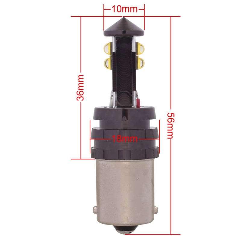 1156/BA15S 20W 800LM White Light 4 XT-E LED Car Brake Light Steering Light Bulb, DC 12-24V