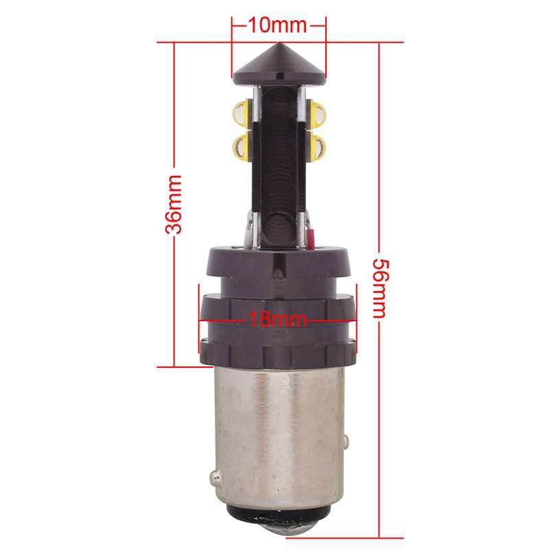 1157/BAY15D 20W 800LM White Light 4 XT-E LED Car Brake Light Steering Light Bulb, DC 12-24V
