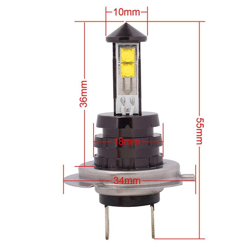 H7 20W 800LM White Light 4 XT-E LED Car Fog Light Headlight Bulb, DC 12-24V