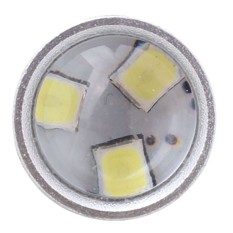 2 PCS T25 4.2W 630LM White Light Dual Wires 21 LED 2835 SMD Car Brake Light Daytime Running Light Bu