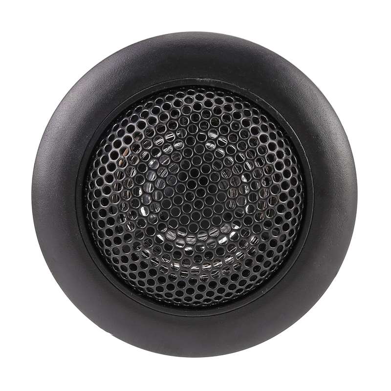 2 PCS 500W High Efficiency Mini Dome Tweeter Speakers for Car Audio System(Black)