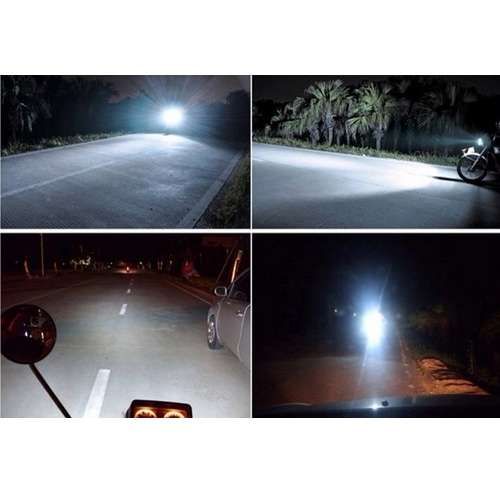 BA15D 10W White 300LM 4 LED COB Car Stop Brake Light Front Rear Turn Signal Lights for Motorcycle /