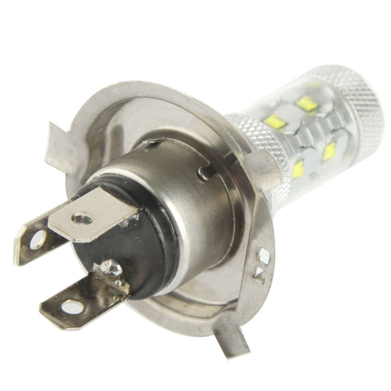 H4 60W White 12 LED Fog Light for Vehicles, DC 12-30V