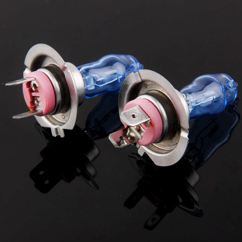 HOD H7 Halogen Bulb, Super White Car Headlight Bulb, 12 V / 100W, 6000K 2400 LM (Pair)