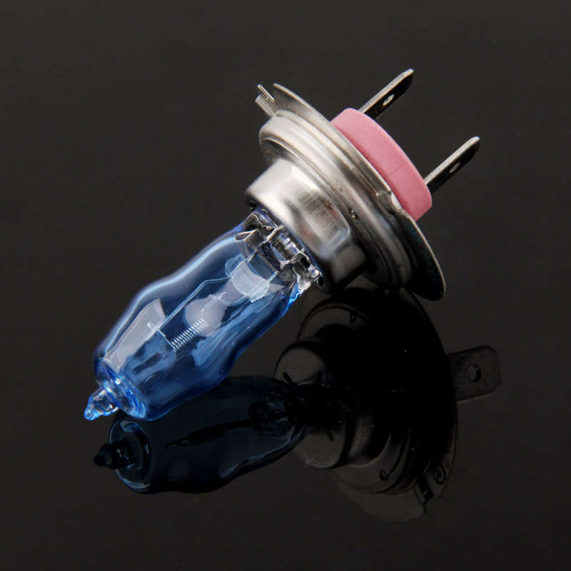 HOD H7 Halogen Bulb, Super White Car Headlight Bulb, 12 V / 100W, 6000K 2400 LM (Pair)