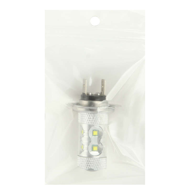 H7 60W White 12 LED Fog Light for Vehicles, DC 12-30V