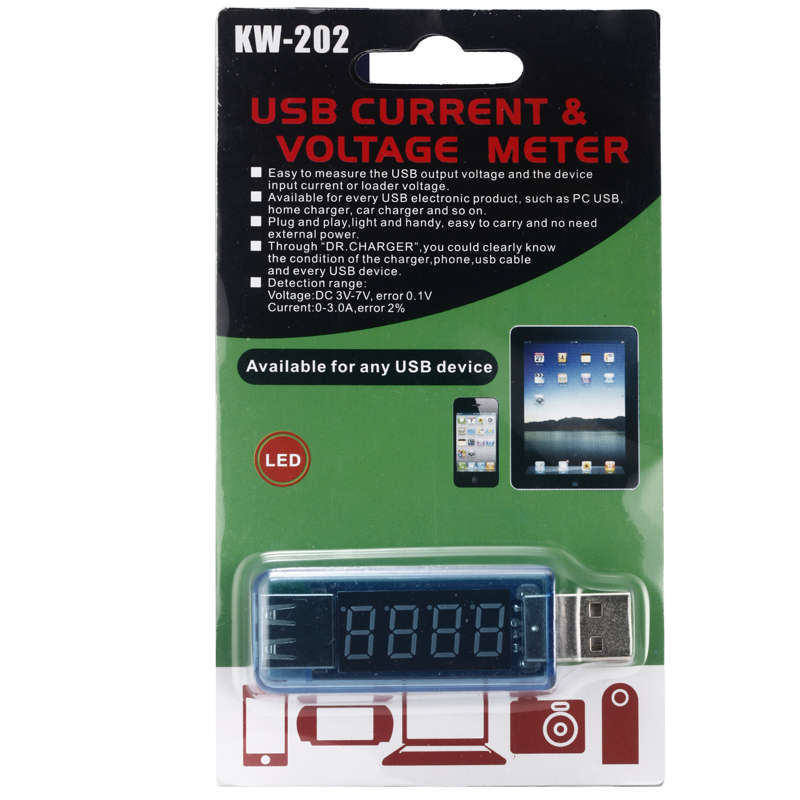 USB Voltage Charge Doctor / Current Tester for Mobile Phones / Tablets (DG150)
