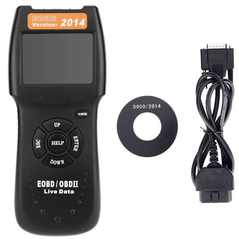 D900 CANBUS OBDII Live PCM Data Code Reader 2012 Ve(Black)