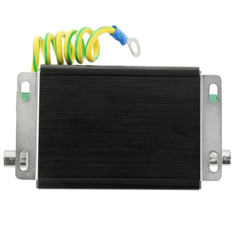 FSPD-02 2 in 1 CCTV Video Monitor Surge Arrester(Black)