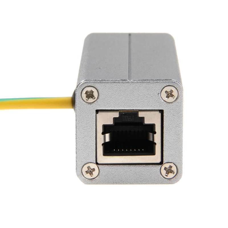 FSPD-02 2 in 1 CCTV Video Monitor Surge Arrester(Black)