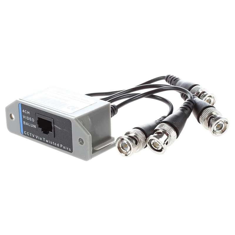 Active CCTV UTP Twisted Pair Video Balun Transmitter and Receiver