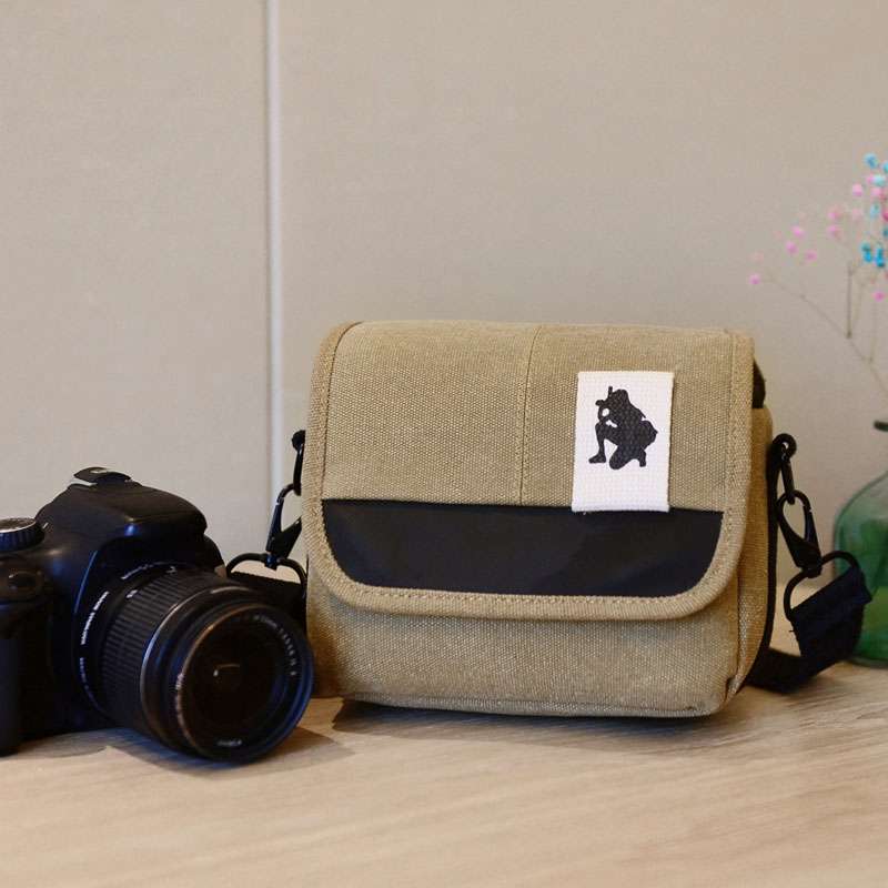 Universal Camera Bag, Inside Size: approx. 200mm x 115mm x 100mm(Blue)