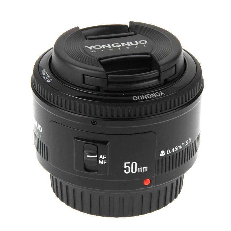 YONGNUO 50mm F1.8 Standard Prime Lens for Canon Camera