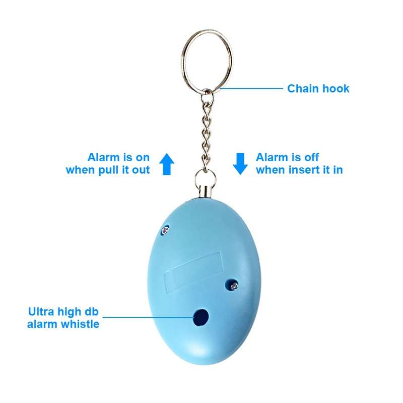 XD-FDQ Football Personal Alarm Safety Keychain(Light Blue)