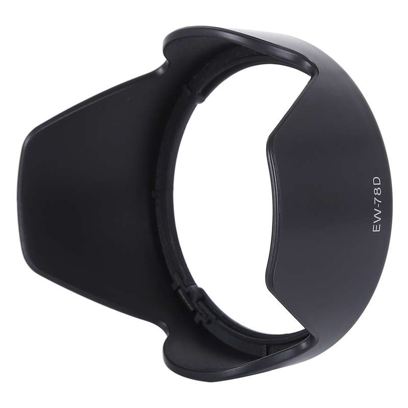 EW-78D Lens Hood Shade for Canon EF 28-200mm f/3.5-5.6 USM, EF 28-200mm f/3.5-5.6 IS Lens(Black)