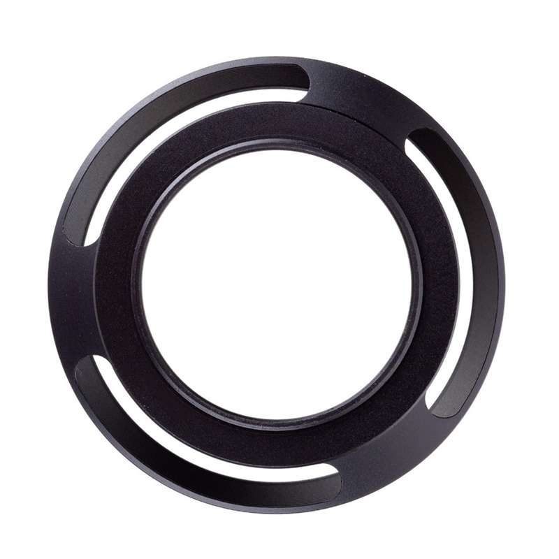 37mm Metal Vented Lens Hood for Leica(Black)