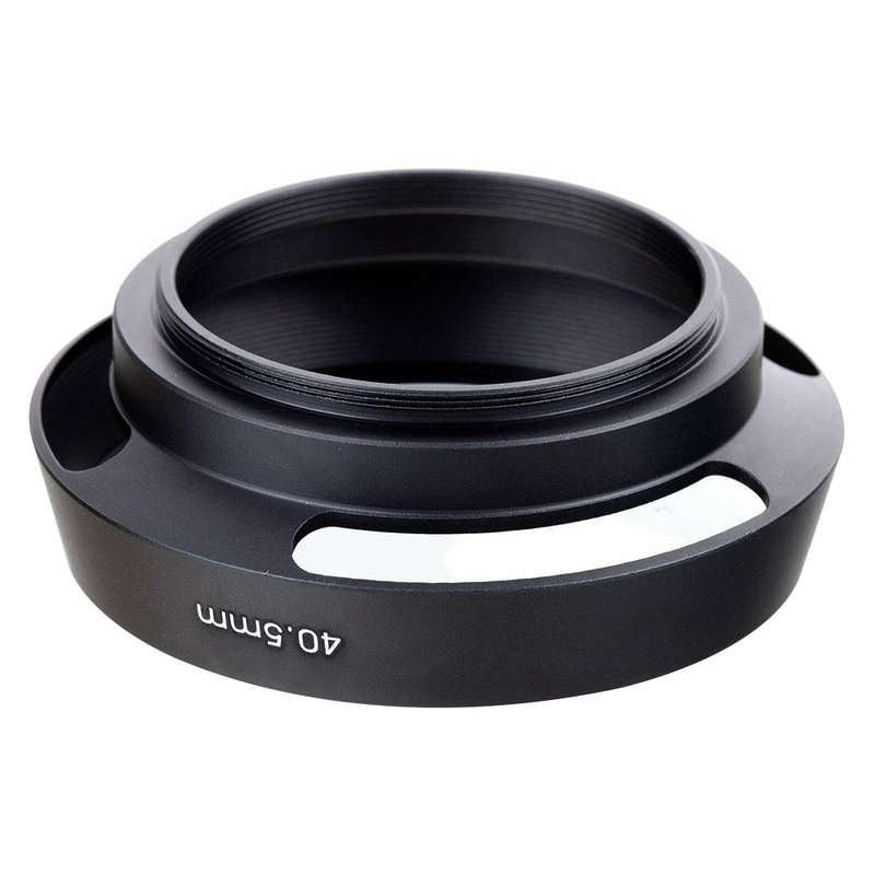 40.5mm Metal Vented Lens Hood for Leica(Black)