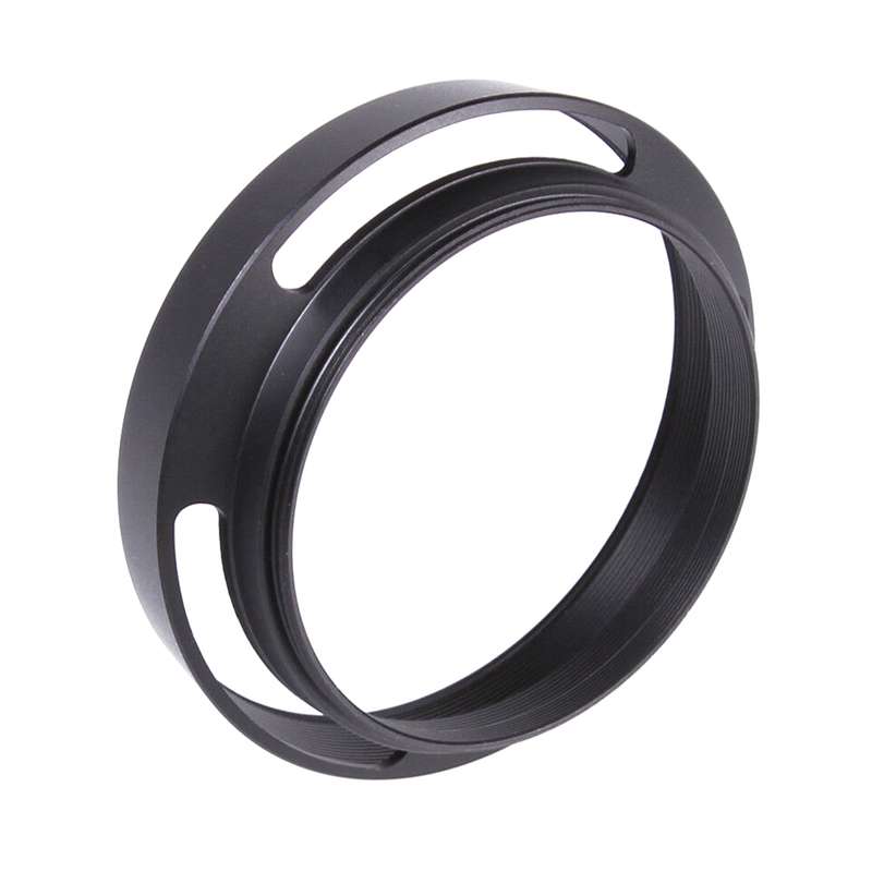 Metal Vented Lens Hood for Lens with 58mm Filter Thread(Black)