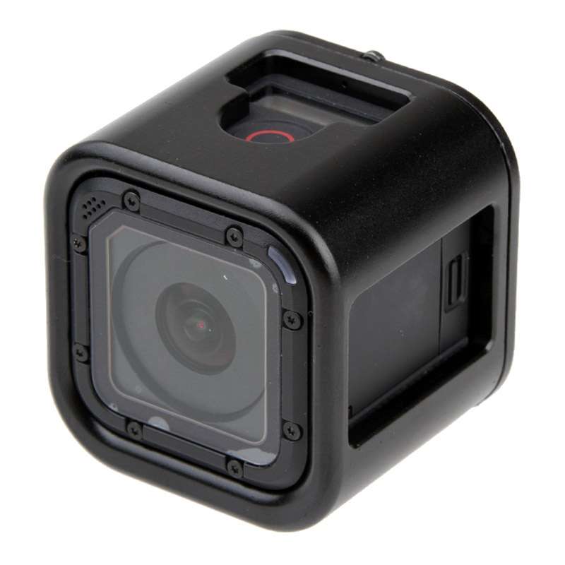Housing Shell CNC Aluminum Alloy Protective Cage with Insurance Back Cover for GoPro HERO5 Session /