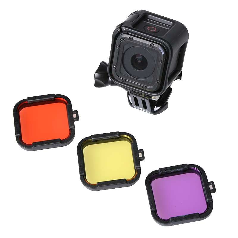 Standard Housing Diving Filter for GoPro HERO5 Session /4 Session(Yellow)