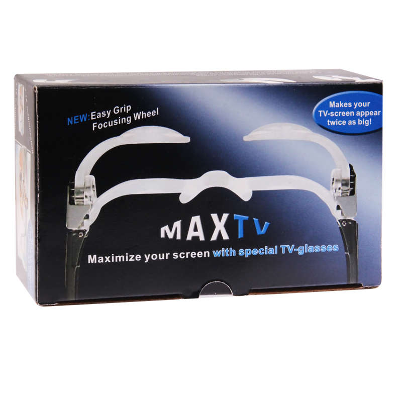 7012L 2.1X TV Magnification Glasses for Hyperopia People (Range of Vision: 0 to +300 Degrees)(Black)