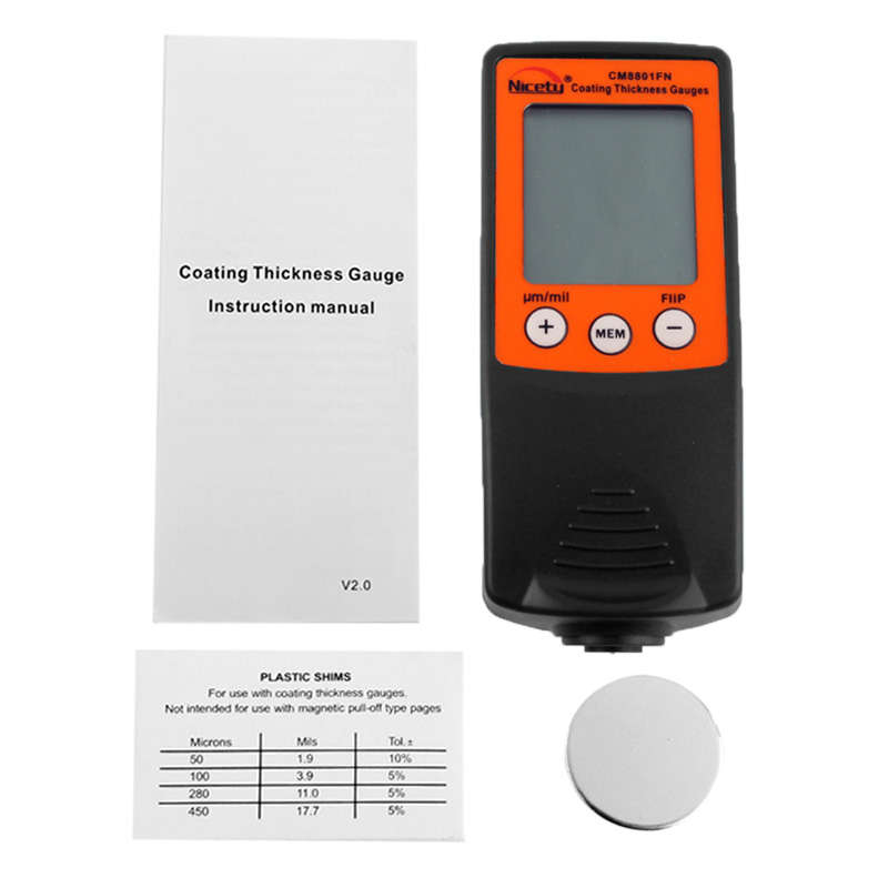 NICETY Coating Thickness Gauge for Measurement of Non-magnetic Coatings on Ferromagnetic Substrates