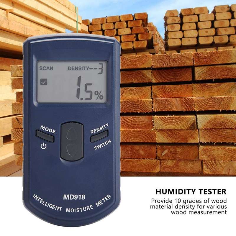 Digital Moisture Meter (MD918)(Dark Blue)