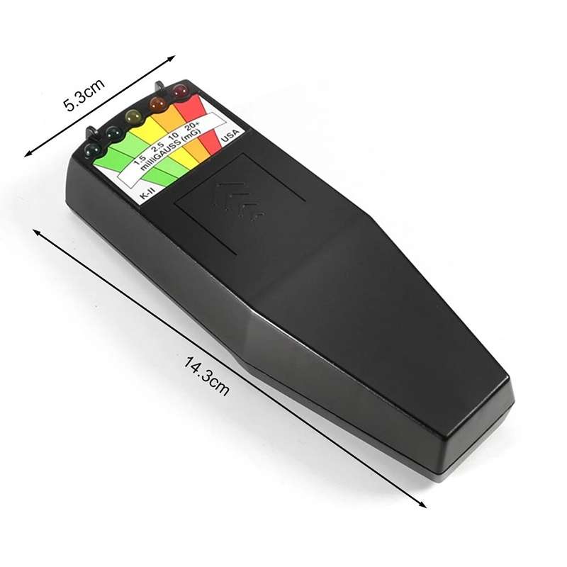 5-LED Electromagnetic Radiation Detector EMF Meter Tester