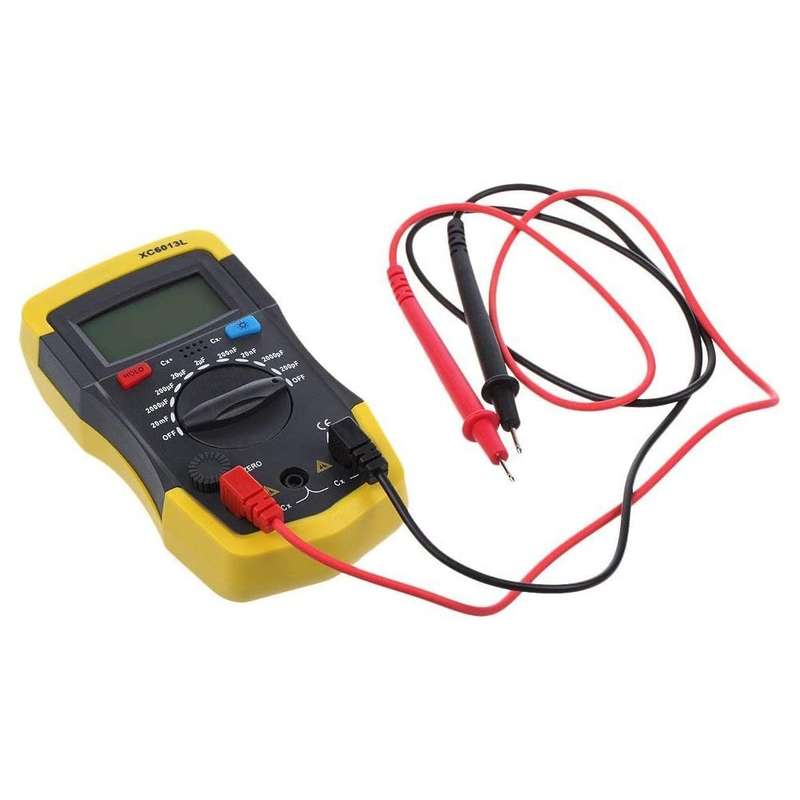 Capacitor Capacitance Meter Tester 6013 XC6013L(Yellow)
