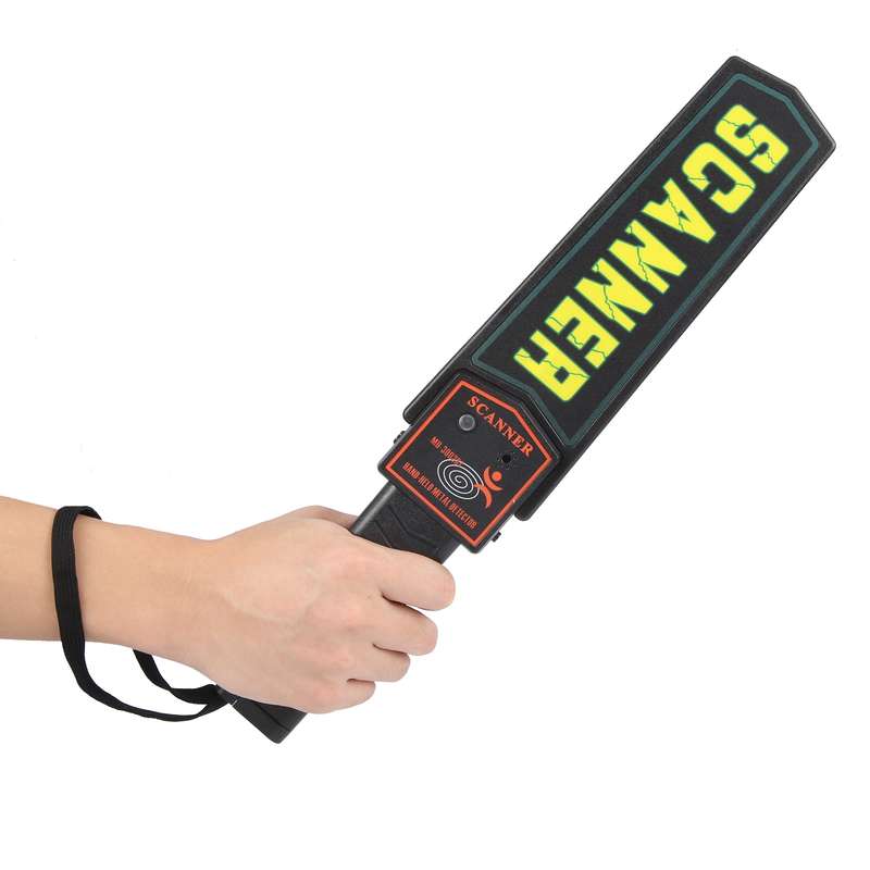 Super Scanner wand Metal Detector (MD-3003B1)(Black)