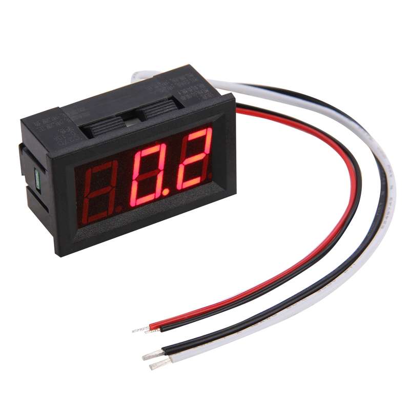 C27D Red Display LED Digital DC 0-10A Current Meter